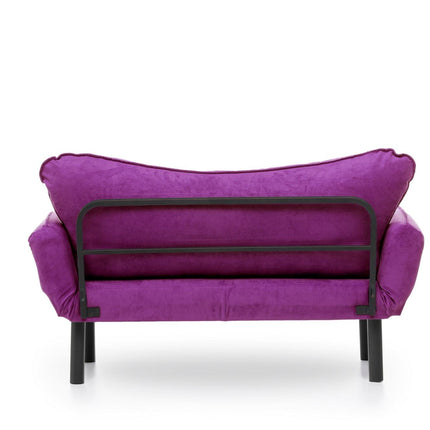 2 személyes kanapéágy Chatto - Purple-VASBÚTOR