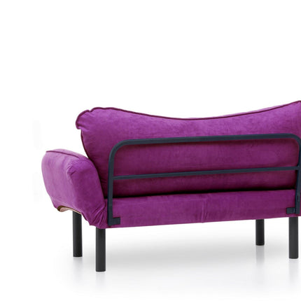 2 személyes kanapéágy Chatto - Purple-VASBÚTOR