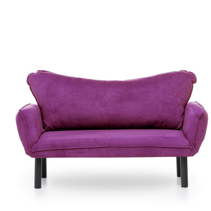 2 személyes kanapéágy Chatto - Purple-VASBÚTOR