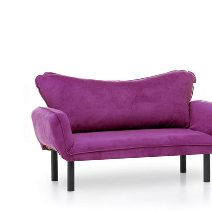 2 személyes kanapéágy Chatto - Purple-VASBÚTOR