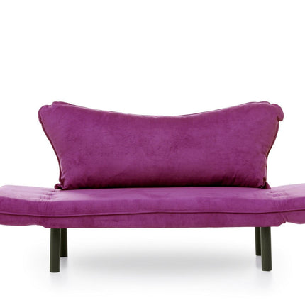 2 személyes kanapéágy Chatto - Purple-VASBÚTOR