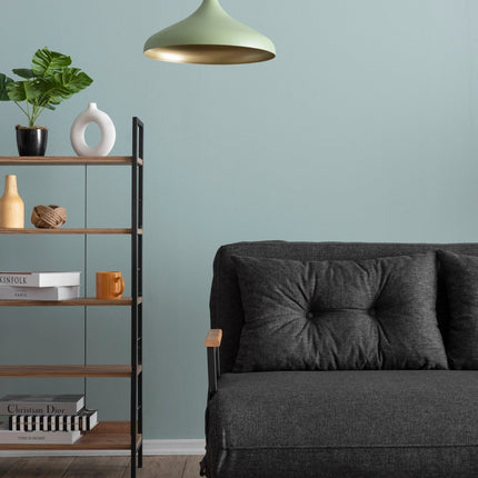 2 személyes kanapéágy Homoko 2-Seater - Sötét Szürke-VASBÚTOR