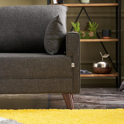 3 személyes kanapé Bella Sofa For 3 Pr - Antracit-VASBÚTOR