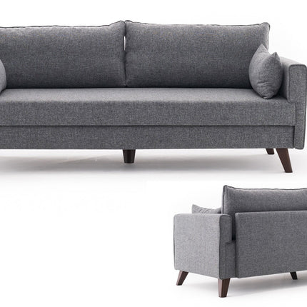 3 személyes kanapé Bella Sofa For 3 Pr - Szürke-VASBÚTOR