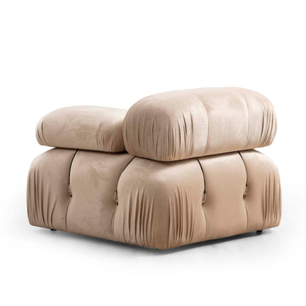 3 személyes kanapé Bubble ( L1-O1-1R) - Velvet-VASBÚTOR