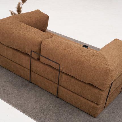 3 személyes kanapé Comfort - Barna v2-VASBÚTOR