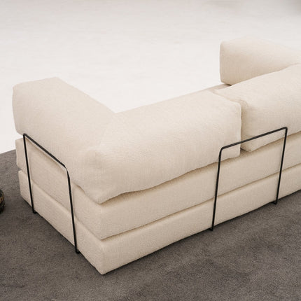 3 személyes kanapé Comfort - Krém v2-VASBÚTOR
