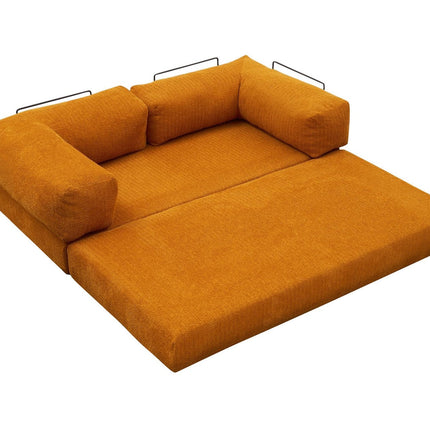 3 személyes kanapé Comfort - Narancssárga-VASBÚTOR