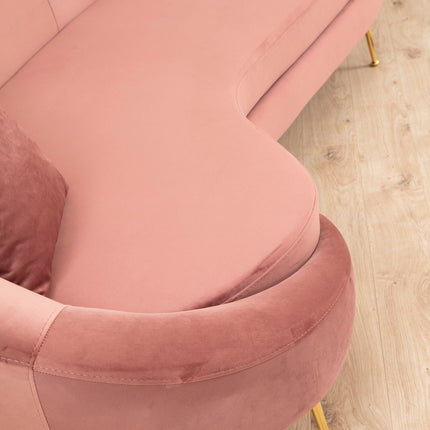 3 személyes kanapé Eses Balos - Pink-VASBÚTOR