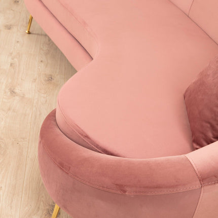 3 személyes kanapé Eses Jobbos - Pink-VASBÚTOR
