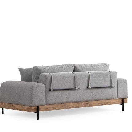 3 személyes kanapé Eti Oak -Szürke-VASBÚTOR
