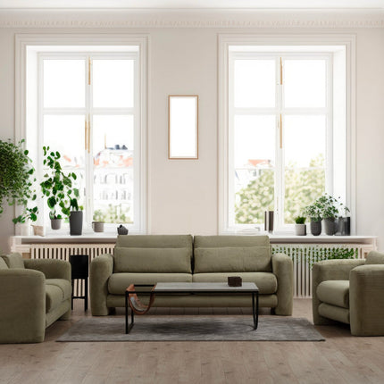 3 személyes kanapé Lily Zöld - 3-VASBÚTOR