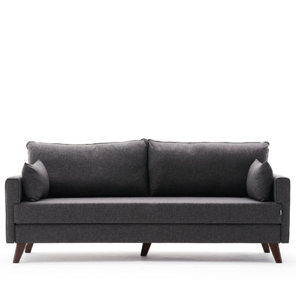3 személyes kanapéágy Bella Sofa - Antracit-VASBÚTOR