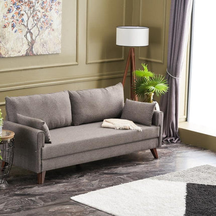 3 személyes kanapéágy Bella Sofa - Barna-VASBÚTOR
