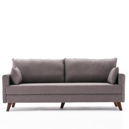 3 személyes kanapéágy Bella Sofa - Barna-VASBÚTOR