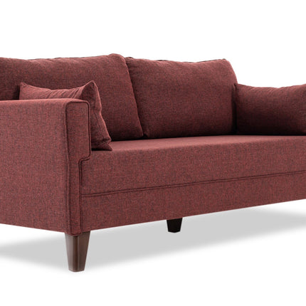 3 személyes kanapéágy Bella Sofa - Bordó-VASBÚTOR
