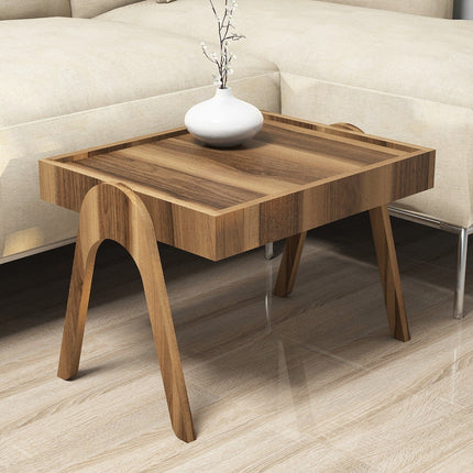 Dohányzóasztal (3 részes) Roma - Walnut-VASBÚTOR
