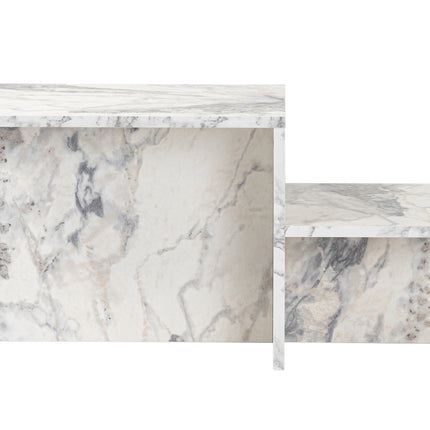 Dohányzóasztal Harmony - Fressia Marble-VASBÚTOR