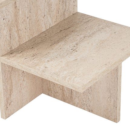 Dohányzóasztal Harmony - Travertine-VASBÚTOR