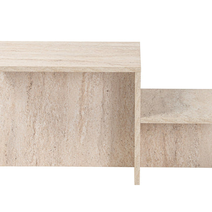 Dohányzóasztal Harmony - Travertine-VASBÚTOR