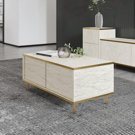 Dohányzóasztal Imaj - Travertine-VASBÚTOR