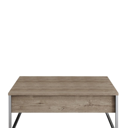 Dohányzóasztal Luxe - Walnut, Silver-VASBÚTOR