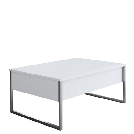 Dohányzóasztal Luxe - White, Silver-VASBÚTOR