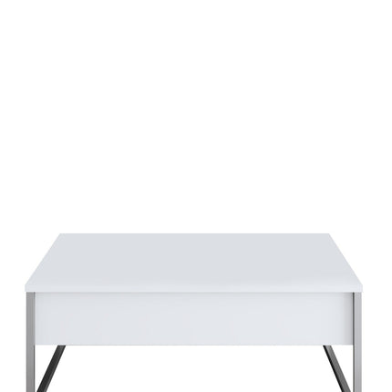 Dohányzóasztal Luxe - White, Silver-VASBÚTOR