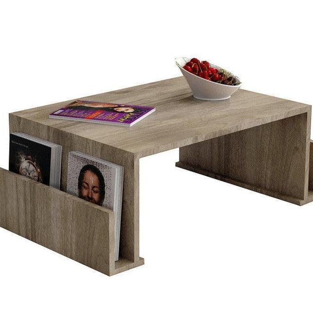 Dohányzóasztal Magazin - Walnut-VASBÚTOR