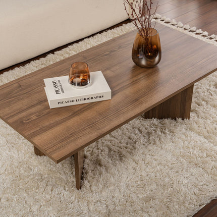 Dohányzóasztal Sabin - Walnut-VASBÚTOR
