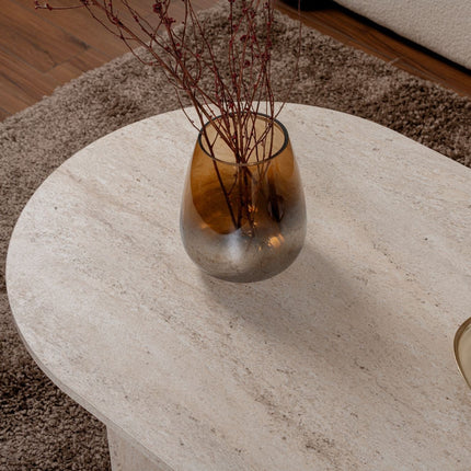 Dohányzóasztal Sable - Travertine-VASBÚTOR