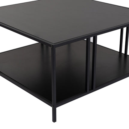 Dohányzóasztal Uranüs - Black Chipboard-VASBÚTOR