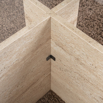 Dohányzóasztal Vetrino - Travertine-VASBÚTOR