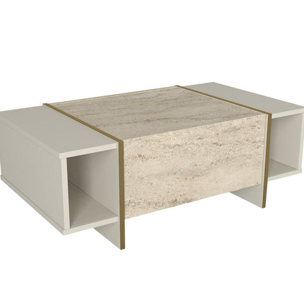 Dohányzóasztal Veyron - Travertine, Sandstone-VASBÚTOR
