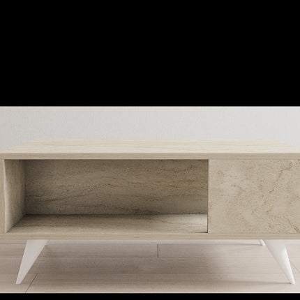 Dohányzóasztal Yuka - Travertine-VASBÚTOR