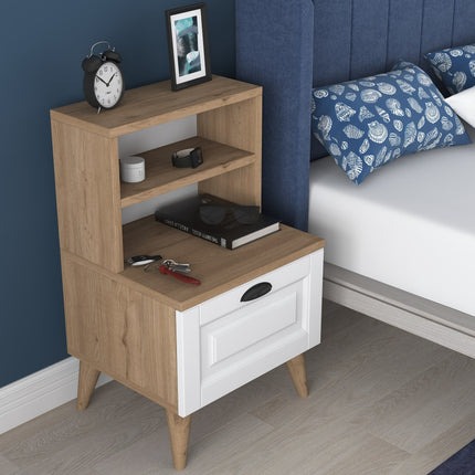 Éjjeliszekrény BD105 - 2786 - Walnut-VASBÚTOR