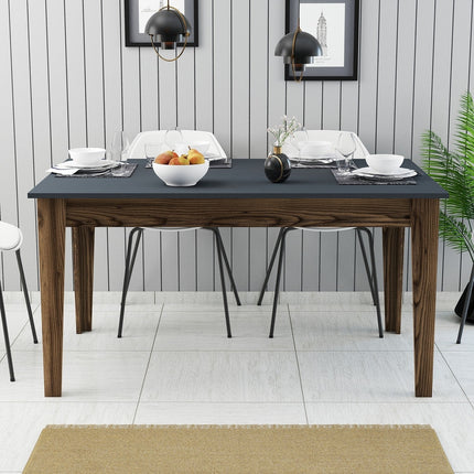 Étkező asztal Milan 513 - Walnut, Anthracite-VASBÚTOR