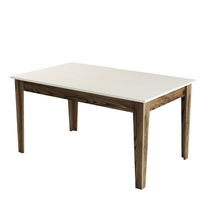 Étkező asztal Milan 517 - Walnut, Cream-VASBÚTOR