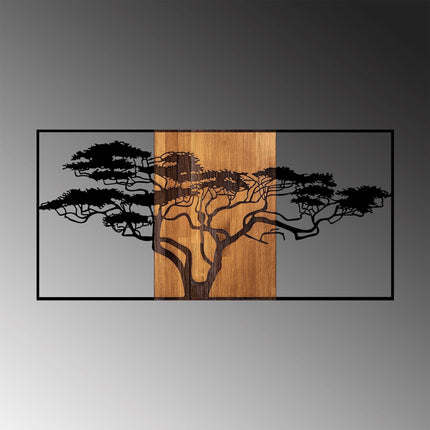 Fa fali dekoráció, Acacia Tree - 328-VASBÚTOR