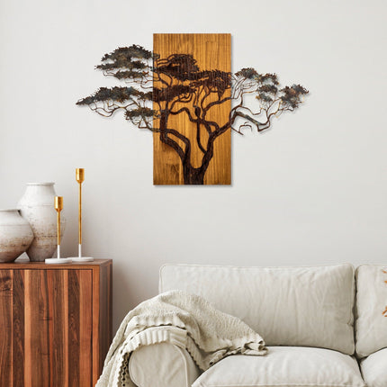 Fa fali dekoráció, Acacia Tree - 387-A-VASBÚTOR