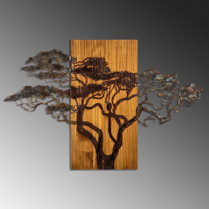 Fa fali dekoráció, Acacia Tree - 387-A-VASBÚTOR