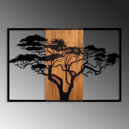 Fa fali dekoráció, Acacia Tree - 388-VASBÚTOR