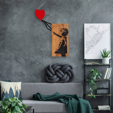 Fa fali dekoráció, Banksy - 15-VASBÚTOR