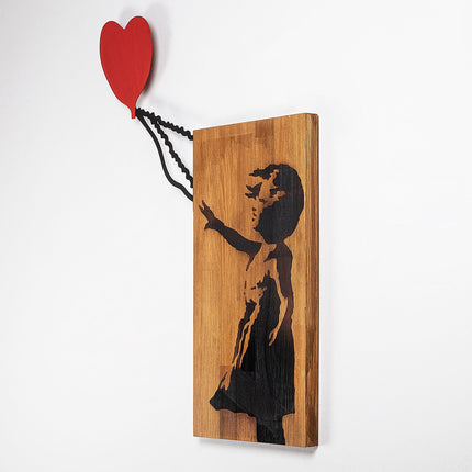 Fa fali dekoráció, Banksy - 15-VASBÚTOR