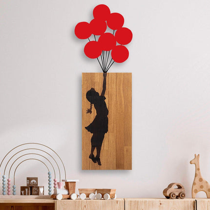 Fa fali dekoráció, Banksy - 17-VASBÚTOR