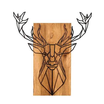 Fa fali dekoráció, Deer-VASBÚTOR