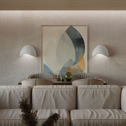 Fali Lámpa Szett (2 db)Wabi Sabi Shell - Fehér-VASBÚTOR