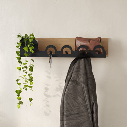 Fali fogas Liora Hanger - Sapphire, Oak-VASBÚTOR