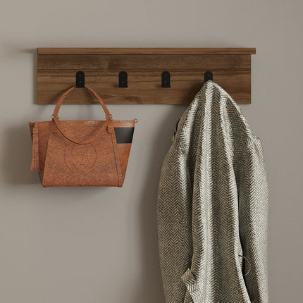 Fali polc Ayla - Walnut-VASBÚTOR