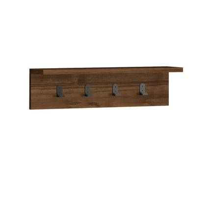 Fali polc Ayla - Walnut-VASBÚTOR